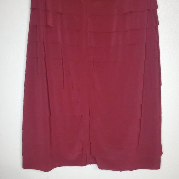 Alex Evenings 12P Formal Red Dress - Picture 7 of 8